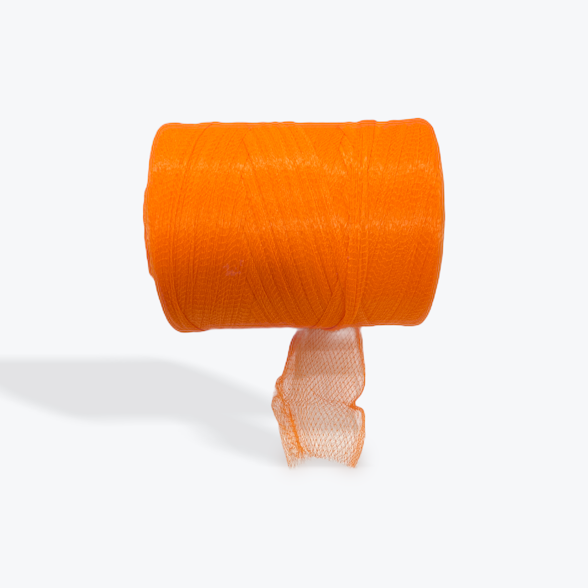 Orange Net Roll 12 in wide 2000 ft long Packaging Center Inc